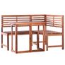 Piece Bistro Set Solid Acacia Wood Image 5
