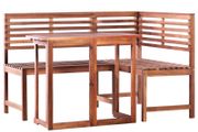 Piece Bistro Set Solid Acacia Wood
