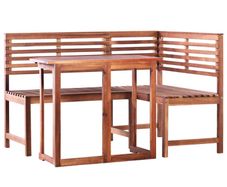 Piece Bistro Set Solid Acacia Wood