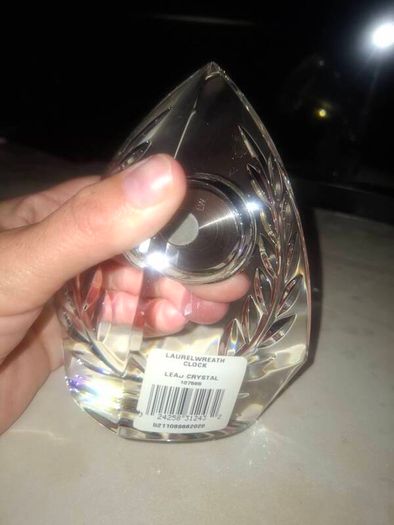 waterford crystal clock