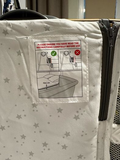 Babylo Nod Bedside Co-Sleeper Crib & Mattress - Excellent Condition