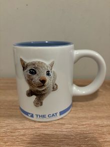 3D Russian Blue Cat Mug