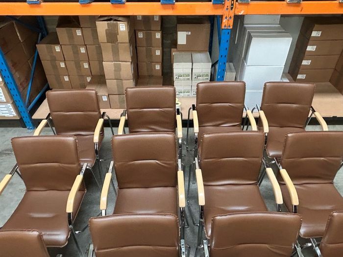 Office Chairs x 12 (Brown)