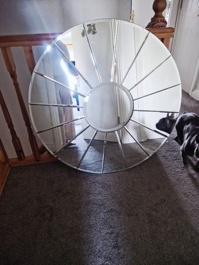 Big round mirror