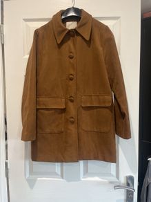 brown suede jacket