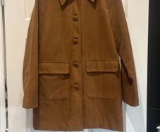 brown suede jacket