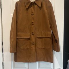brown suede jacket