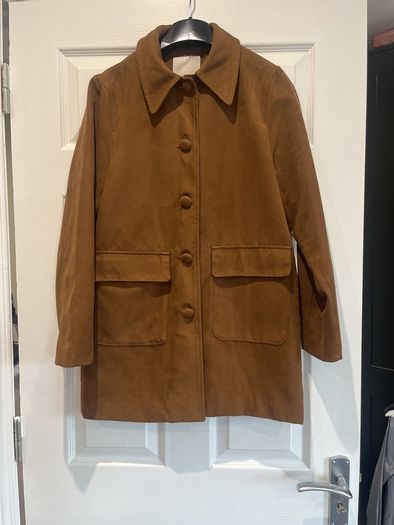 brown suede jacket