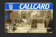 1995 Ireland 50 unit "The Great Connaught Exhibition" that can be visited at the Foxford Woollen Mills (Gemplus GEM1) Call Card Used. Telecom Eireann card number 1088.