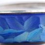 Vintage Lapis Lazuli Bangle, Sterling Silver or Silver Plated Gemstone Bangle Image 5