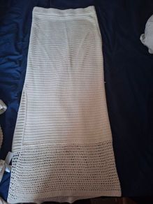 Massimo dutti crochet maxi skirt and top