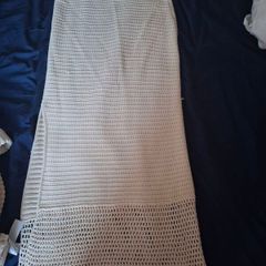 Massimo dutti crochet maxi skirt and top