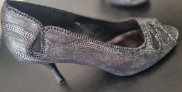 Black & Silver dressy shoes.