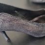 Black & Silver dressy shoes. Image 7