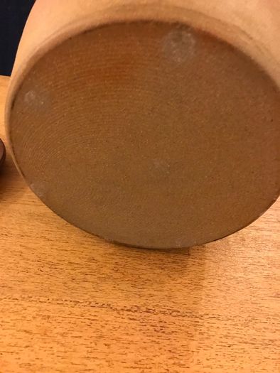 Hand thrown Pottery storage container