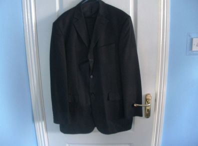 black mens suit