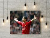 Cristiano Ronaldo Manchester United printed Wall picture 3mm foamex board printed picture on it wall board wall decor wall art picture