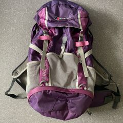 Berghaus Freeflow 30+6 Backpack Rucksack Ventilating Back System H20 &Rain Cover Purple