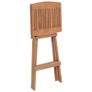 5 Piece Folding Bar Set Solid Teak Wood Image 8