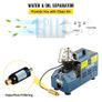 High Pressure Compressor, 4500PSI/30MPA/300BAR High Pressure Air Compressor, 1800W 220V Manual Stop Air Rifle Compressor Suitable for Paintball Air Rifle, PCP Rifle, Air Pistol, Diving Bottle Image 4