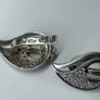 925 Silver & 375 Gold Earrings and Ring Set with Cubic Zirconia Image 7