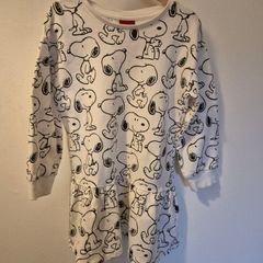 White SNOOPY  dress Girl 4