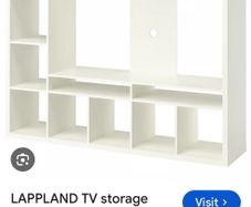 Ikea Lappland TV unit with storage