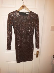 Shiny dress UK 8