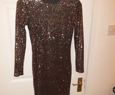 Shiny dress UK 8