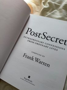 Hardcopy of Post Secret by Frank Warren | Book