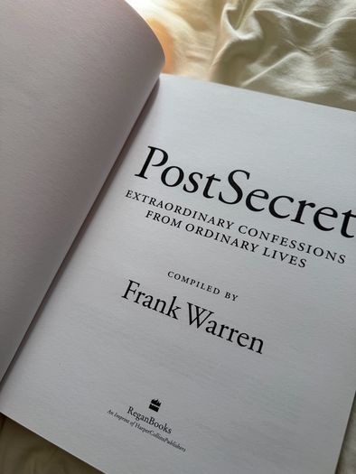 Hardcopy of Post Secret by Frank Warren | Book
