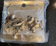 Cute Dalmatian brooch (new, multiple)