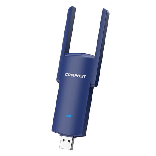COMFAST Bluetooth+WiFi(1300Mbps) Dual Band (2.4G/5G) USB Adapter/Dongle+Hotspot - 2x3dbi Foldable External Antennas (Brand New/Warranty)