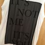 RI Long Sleeveless SLOGAN Tunic T-shirt Dress Image 4