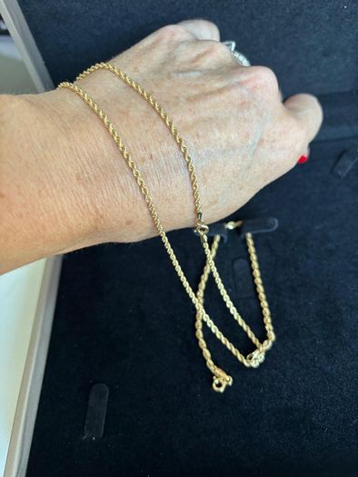 9ct gold chain set