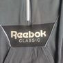Reebok Classic Grey Half Zip Sweatshirt Big Back Logo Size M Image 2