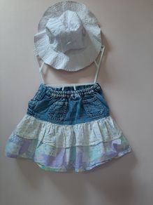 skirt and reversible sun hat