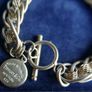 Vintage 925 Sterling Silver Fancy Weave Bracelet Length 8,5" - 34,8g Image 4