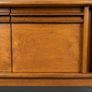 Large Mid Century Modern Asymmetrical Teak Credenza or Media Console Image 7