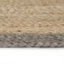 Handmade Rug Jute with Grey Border 150 cm Image 4