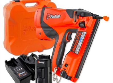Paslode IM65A F16 Angled 16 Gauge 2nd Fix Nail Gun Kit - New
