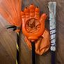 Halloween Witch brooms and monster hand Image 2