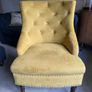 Yellow Velvet Chairs (x2) Image 2