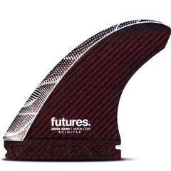 Futures Large John John Florence Vapor Core Scimitar Thruster Surfboard Fins
