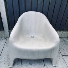 Ikea garden chairs stacked 2