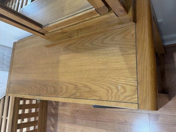 Solid Oak Bedroom Furniture (Double Bed, Mattress, Locker, Dressing table, Chest)