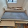 SLAKT Bed frame with underbed and storage Image 3