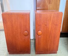 Pair of Wooden Bedside Lockers