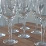 John Rocha Red Geo Wine Glasses x 6 Image 3