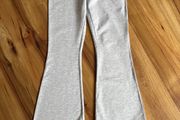 Girls grey flared leggings age 9-10